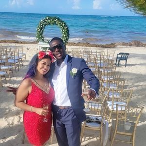 Red Sequins Dress sz. M